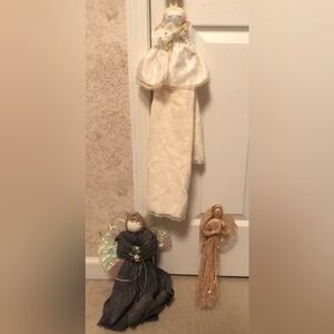 Set of 3 Elegant Angels Decorations